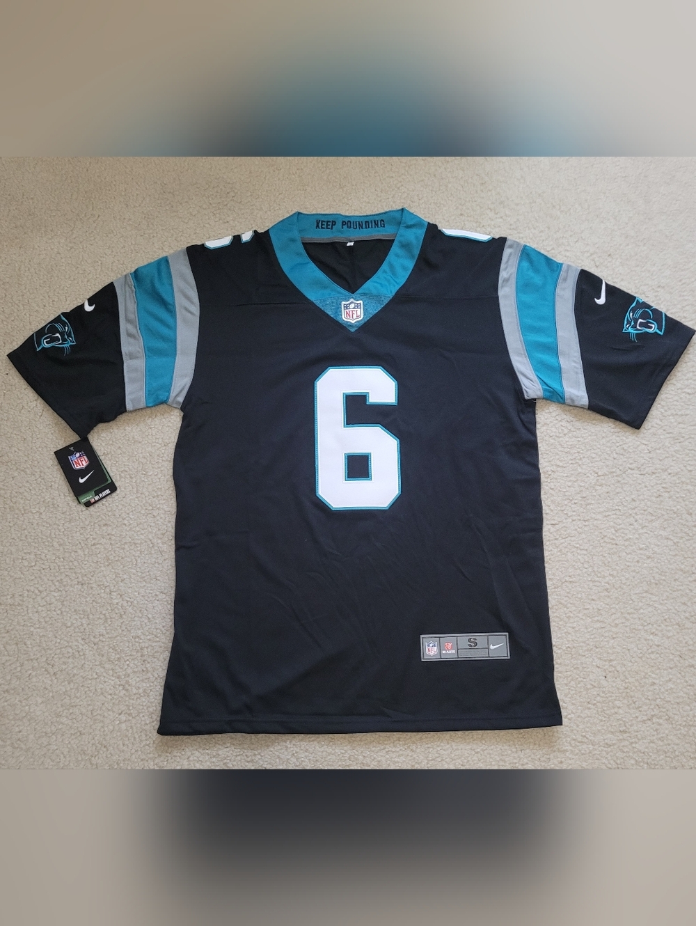 Carolina Panthers Baker Mayfield #6 Stitched NFL Jersey Men S